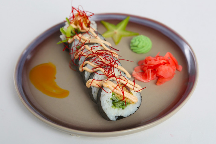 Futomaki kalmar w tempurze